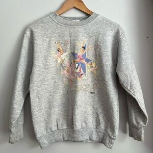 Vintage Northern Getaway Crewneck Sweater Figure Skating Graphic Girls Medium